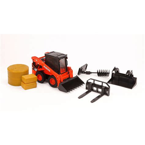 kubota toy skid steer|toy skid steer with attachments.